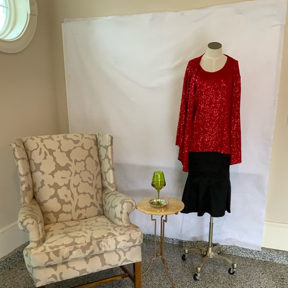 Sequin top with jacket - Picture 1 of 1